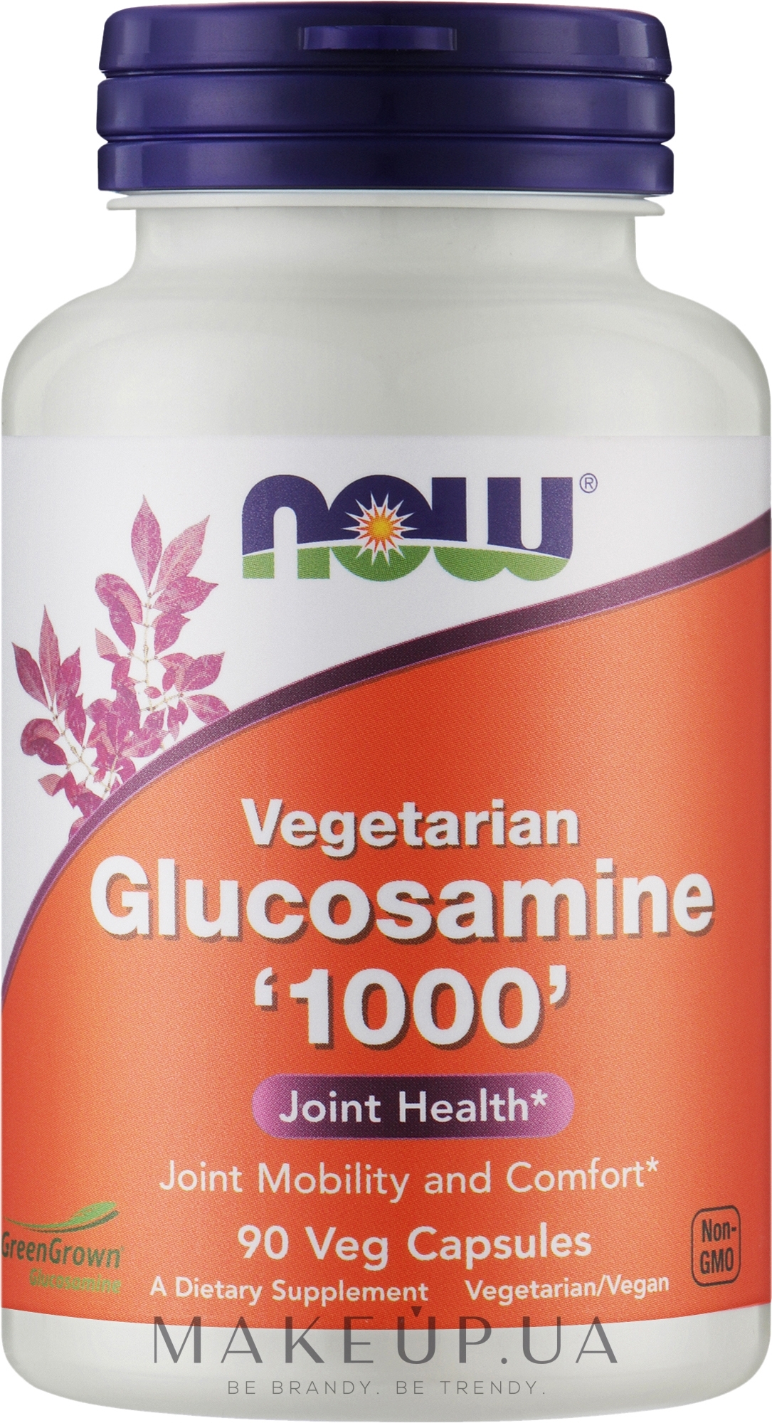 Капсули "Глюкозамін вегетаріанський", 1000 мг - Now Foods Glucosamine Vegetarian — фото 90шт