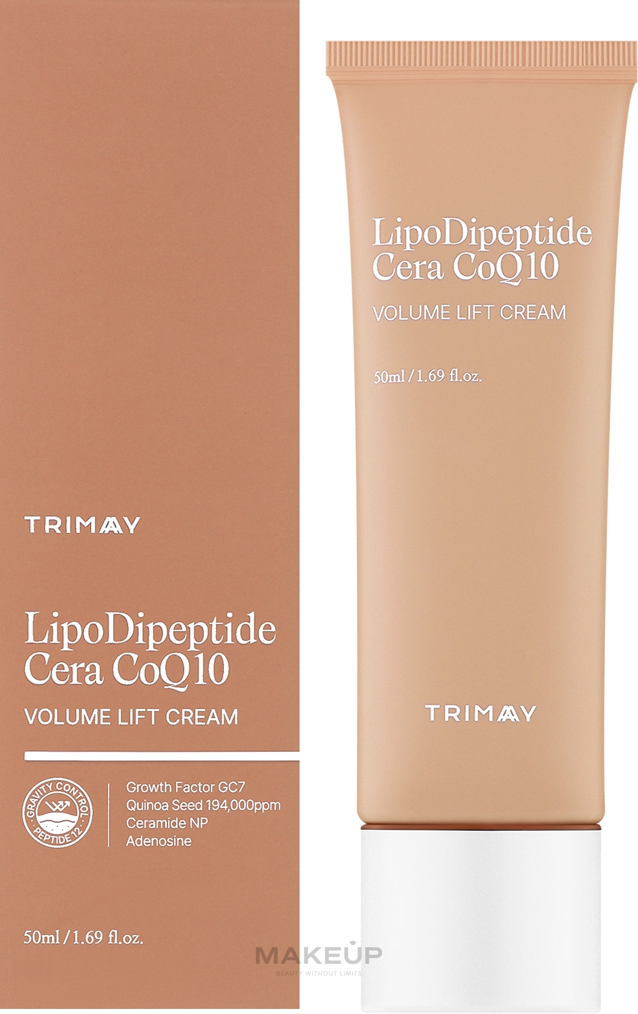 Антиоксидантный лифтинг-крем с киноа - Trimay LipodiPeptide Cera CoQ10 Volume Lift Cream — фото 50ml