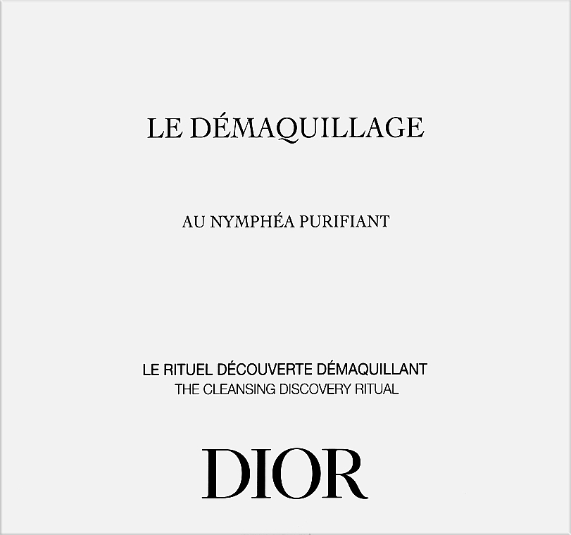 Набор - Dior The Cleansing Discovery Ritual (remov/50ml + mous/50ml + micell/50ml) — фото N1