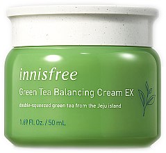 Духи, Парфюмерия, косметика Крем для лица с экстрактом зеленого чая - Innisfree Green Tea Balancing Cream EX