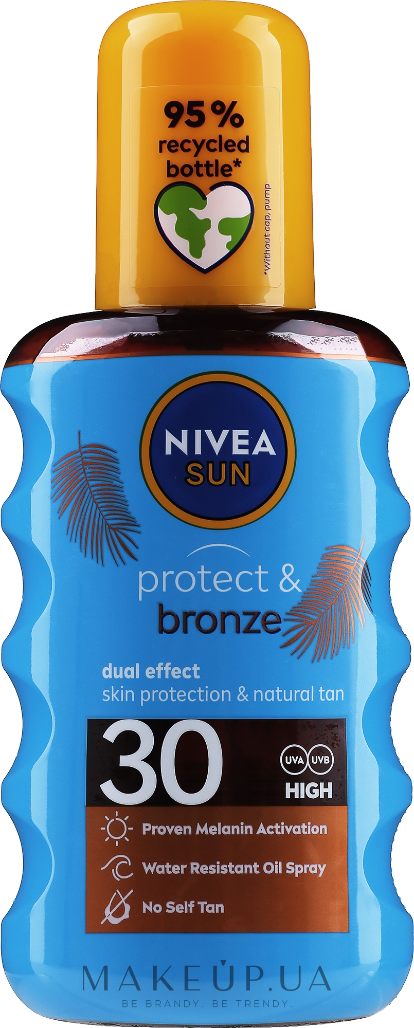 Сонцезахисний спрей для засмаги - NIVEA Sun Protect & Bronze SPF30 Dual Effect Spray — фото 200ml