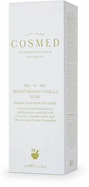 Зволожувальна маска для обличчя - Cosmed Day To Day Moisturizing Vanilla Mask — фото N2