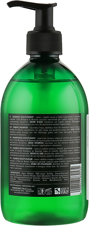Шампунь для волосся - Parisienne Italia Evelon Pro Nutri Elements Total Control Shampoo Organic Baobab — фото N2