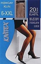 Колготки для жінок "Elastil" 20 Den, Visone - Knittex — фото N1