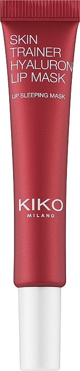 Нічна маска для губ з гіалуроновою кислотою - Kiko Milano Skin Trainer Hyaluron Lip Mask