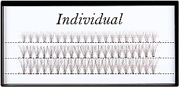 Накладные ресницы пучковые, 20D C-Type, 0.07, Mix 9-11-13 мм - Individual — фото N1