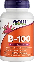 Вітамін В-100 - Now Foods Vitamin B-100 Veg Capsules — фото N1