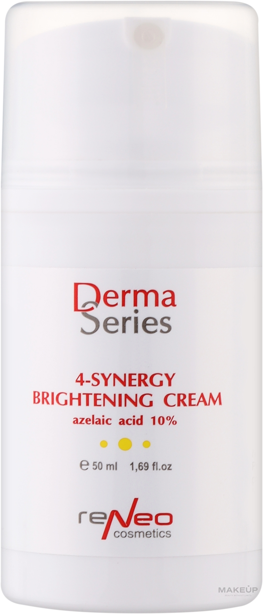 Освітлювальний легкий крем з азелаїновою кислотою - Derma Series — фото 50ml