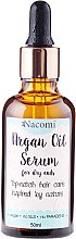 Духи, Парфюмерия, косметика Сыворотка для волос - Nacomi Natural With Moroccan Argan Oil Serum