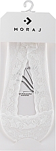 Носки женские низкие "Baleriny" ажурные, 1 пара, белые - Moraj — фото N1