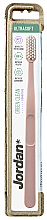 Зубна щітка, ультрам'яка, бежева - Jordan Green Clean Ultrasoft — фото N1