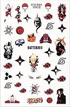Духи, Парфюмерия, косметика Дизайнерские наклейки для ногтей "Naruto (mini)" - StickersSpace