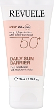 Ежедневный крем-барьер для лица с SPF50 - Revuele Daily Sun Barrier Face Moisturizer — фото N1