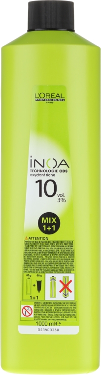 Оксидант - L'Oreal Professionnel Inoa Oxydant 3% 10 vol. Mix 1+1 — фото N1