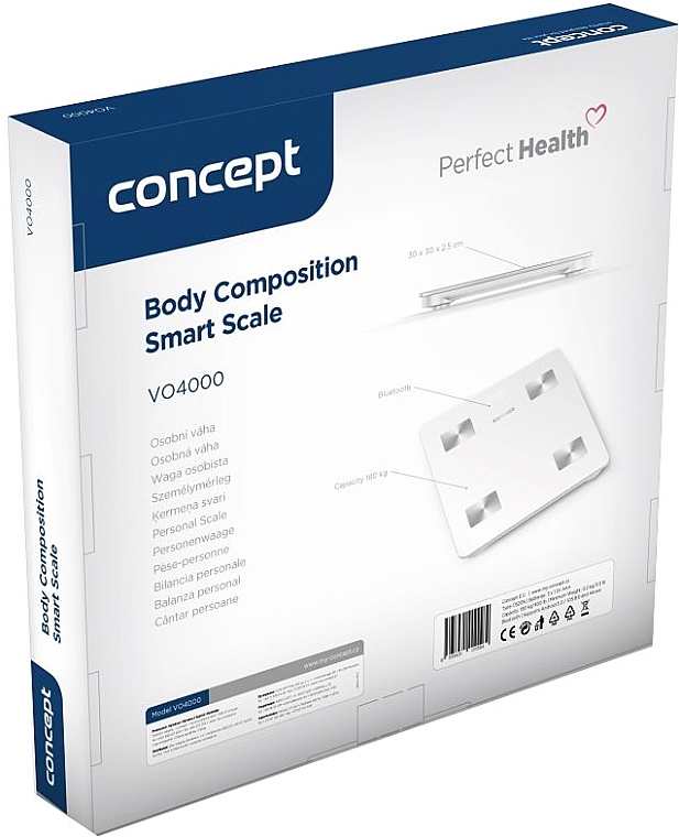 Диагностические весы VO4000, белые - Concept Body Composition Smart Scale — фото N5