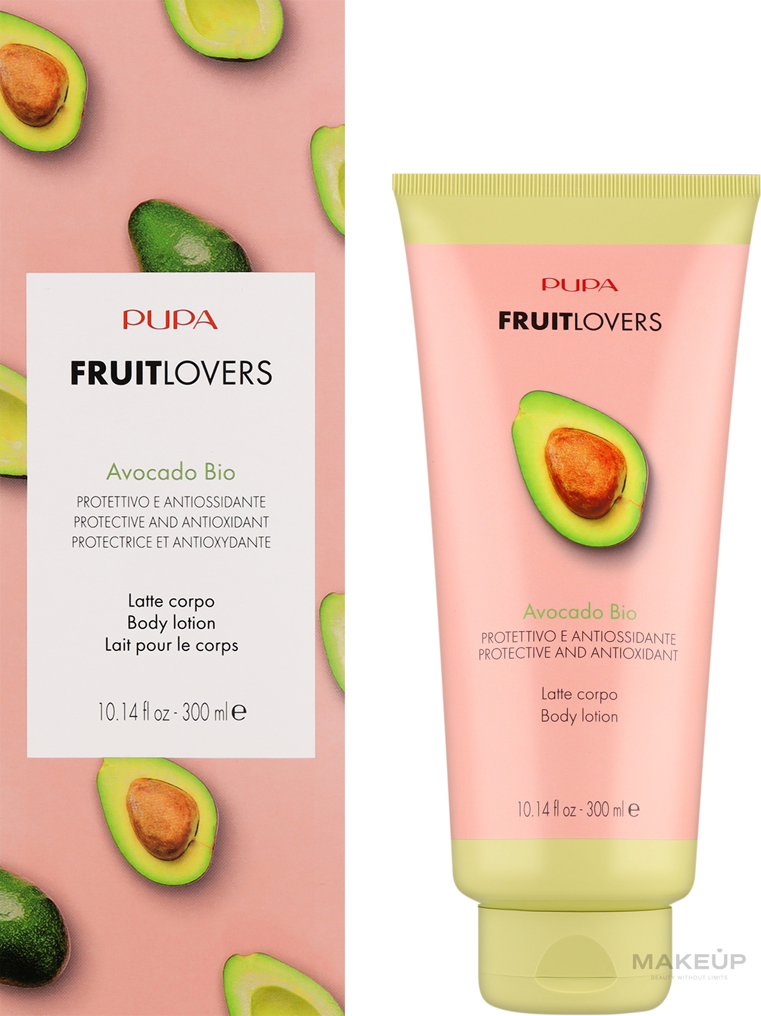 Лосьйон для тіла - Pupa Friut Lovers Avocado Body Lotion — фото 300ml