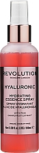 Духи, Парфюмерия, косметика Спрей для лица - Makeup Revolution Hyaluronic Hydrating Essence Spray