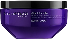 Парфумерія, косметика Бальзам для нейтралізації жовтизни - Shu Uemura Art Of Hair Yubi Blonde Anti Brass Purple Balm