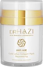 Парфумерія, косметика Маска для обличчя "Golden Lotus" - Dr.Hazi Anti Age Collagen Mask