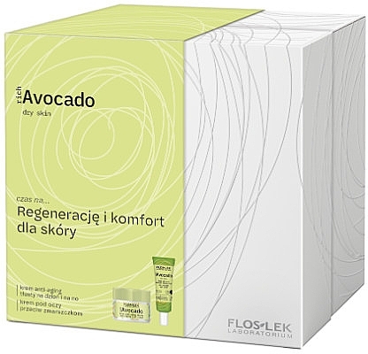 Набор - Floslek richAvocado Set (f/cr/50 ml + eye/cr/30 ml) — фото N1