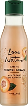 Крем для душа "Овес и абрикос" - Oriflame Love Nature Caring Shower Cream — фото N1