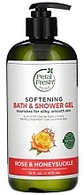 Парфумерія, косметика Очищувальний гель для душу, троянда та жимолость - Petal Fresh Shower Gel