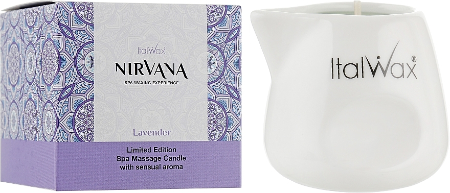 Ароматична масажна свічка «Нірвана. Лаванда» - ItalWax Nirvana Lavender Spa Massage Candle — фото N1