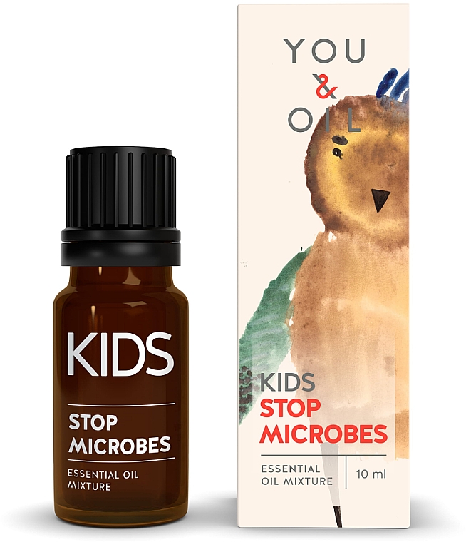 Смесь эфирных масел для детей - You & Oil KI Kids-Stop Microbes Essential Oil Mixture For Kids — фото N1