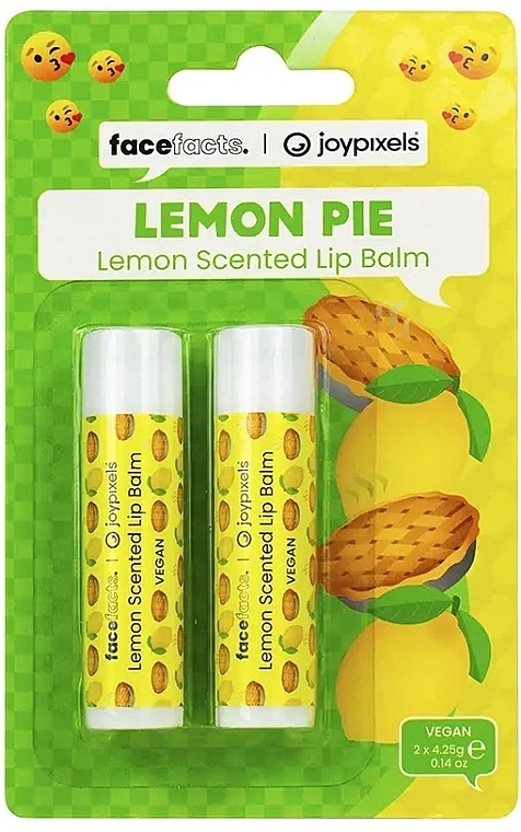 Бальзам для губ "Лимонный пирог" - Face Facts Lemon Pie Lip Balm — фото N1