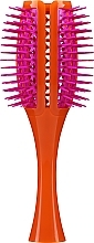 Брашинг "Тюльпан", оранжево-фиолетовый - Janeke Tulip Vented Brush Curvy — фото N2