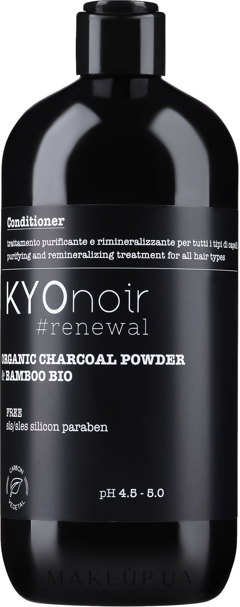 Кондиционер для волос - Kyo Noir Organic Charcoal Conditioner  — фото 500ml