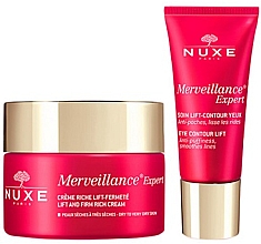 Духи, Парфюмерия, косметика Набор - Nuxe Merveillance Expert (f/cr/50ml + eye/cr/15ml)