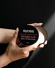 Текстурувальна глина для волосся, фіксація 5 - Syoss Texture Clay — фото N3