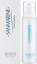 Очищающий гель глубокого действия для лица - Sanmarine Fresh Moisture Deep Cleanser Gel (тестер) — фото N2