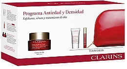 Духи, Парфюмерия, косметика Набор - Clarins Super Restorative Gift Set (cr/50ml + exfol/15ml + serum/10ml + bag)