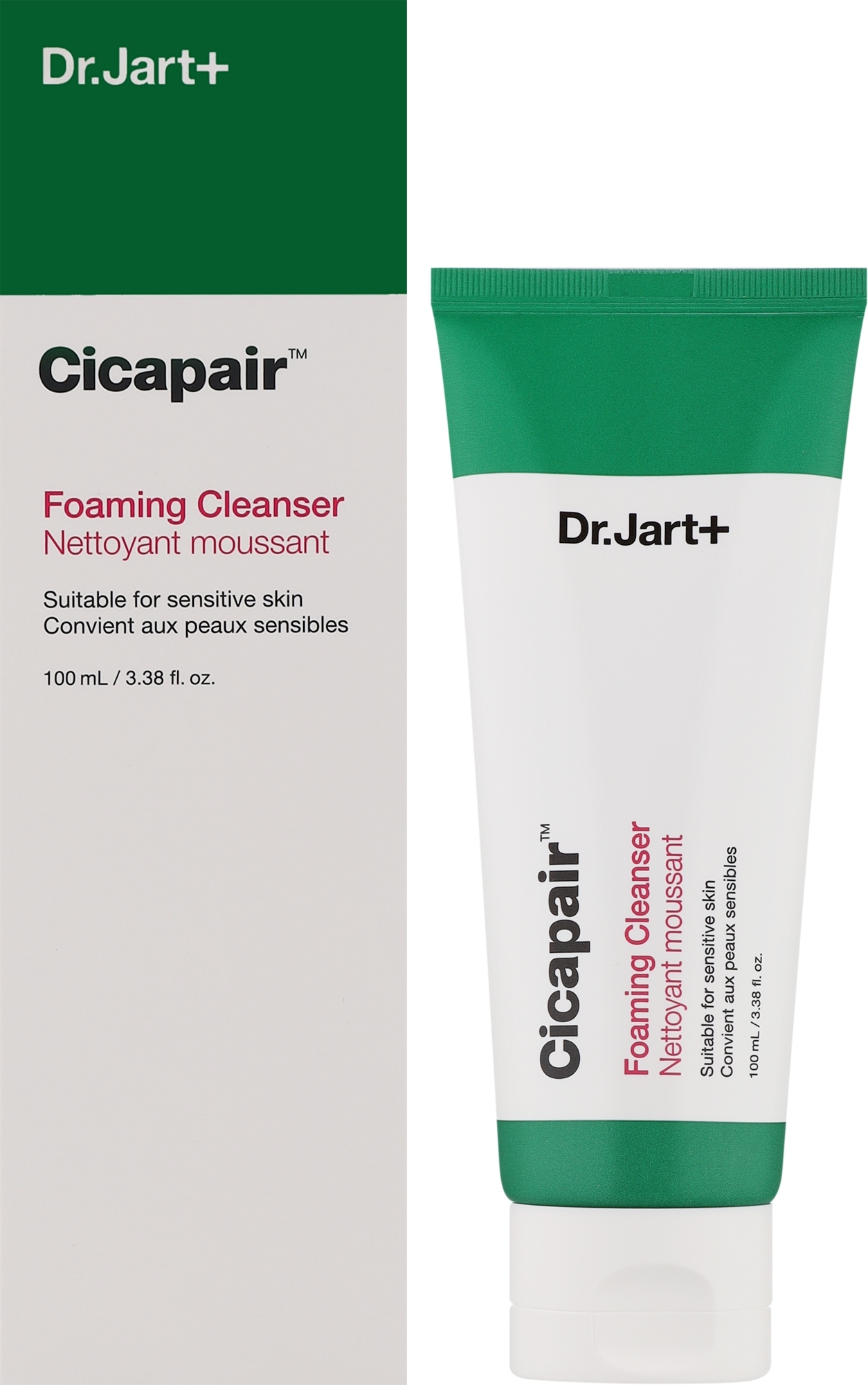 Пінка для вмивання - Dr. Jart+ Cicapair Foaming Cleanser — фото 100ml