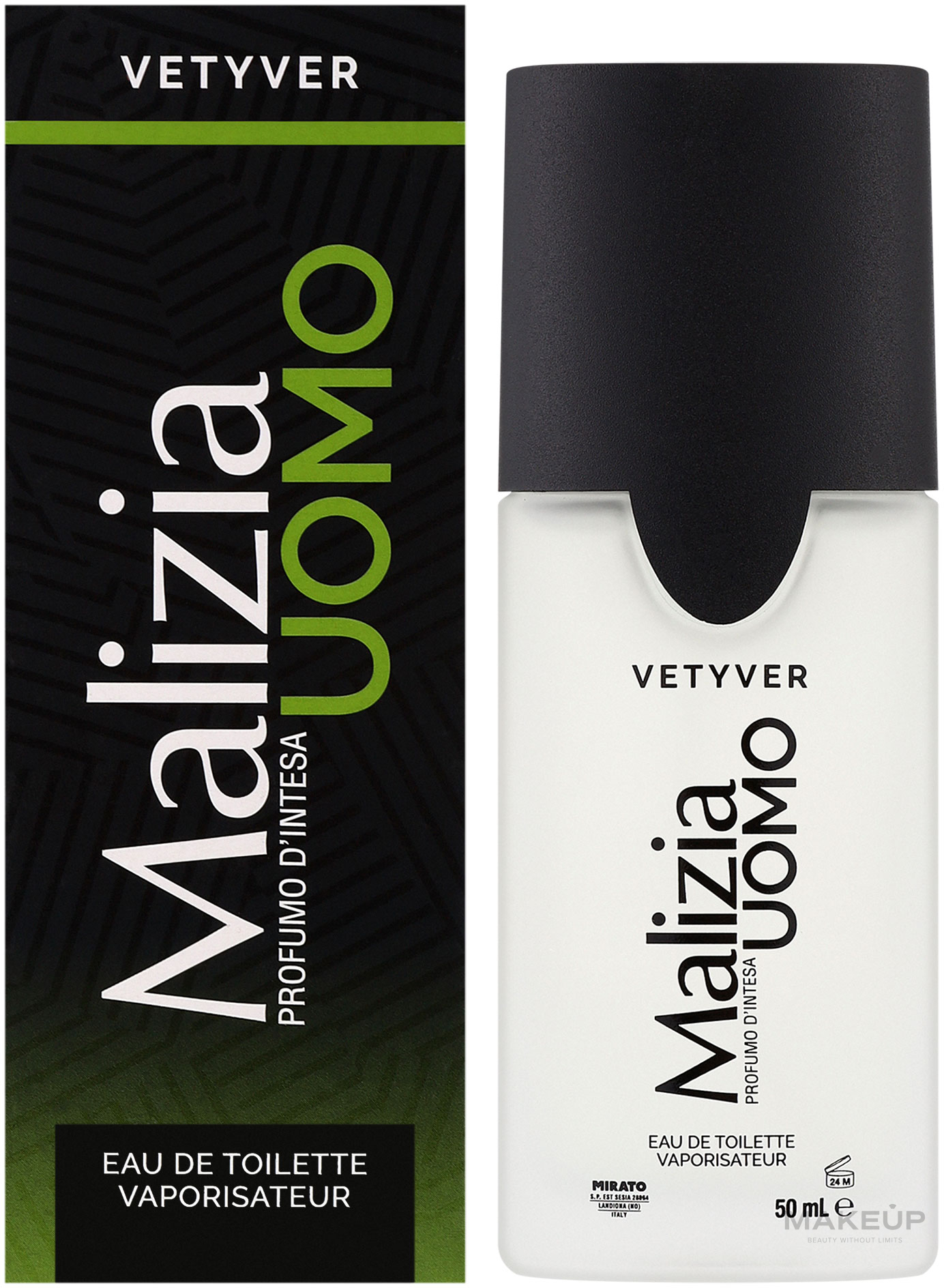 Mirato Malizia Uomo Vetyver - Туалетная вода — фото 50ml