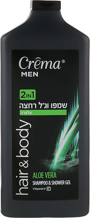 Гель для душа для мужчин "Алоэ Вера" - Crema Men Shampoo and Shower Gel