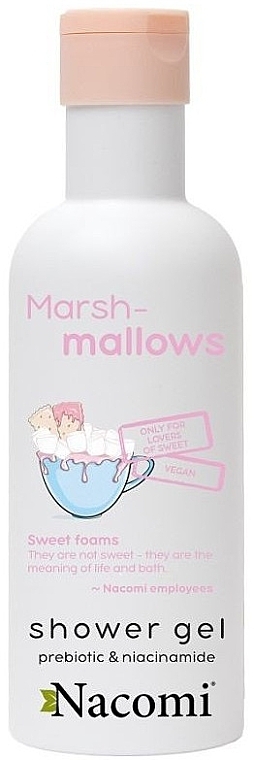 Гель для душу "Маршмелоу" - Nacomi Marshmallow Shower Gel — фото N1