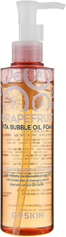 Пінка для вмивання з екстрактом грейпфрута - G9Skin Grapefruit Vita Bubble Oil Foam — фото N1