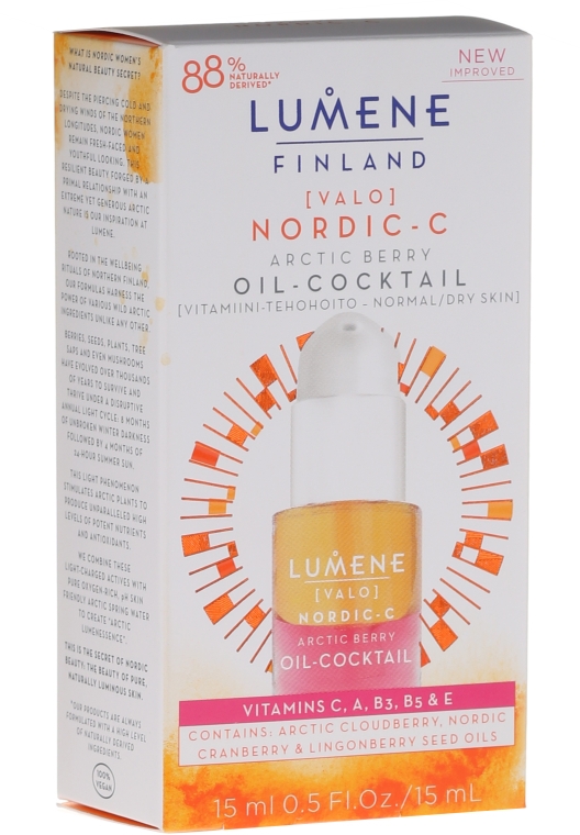 Коктейль для лица - Lumene Valo Arctic Berry Cocktail Brightening Hydra-Oil