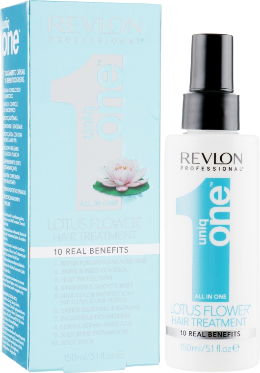 Спрей-маска для волос с ароматом цветка лотоса - Revlon Professional Uniq One Hair Treatment