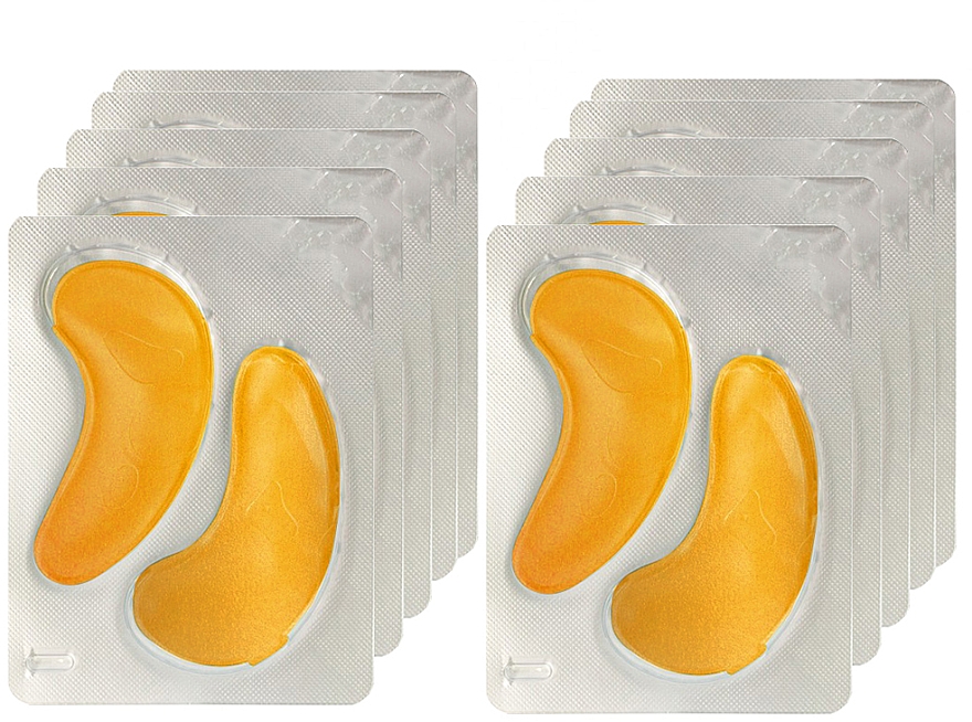 Набор - Eclat Skin London 24k Gold Hydro-Gel Eye Pads Kit (eye/pads/10x2pcs) — фото N1