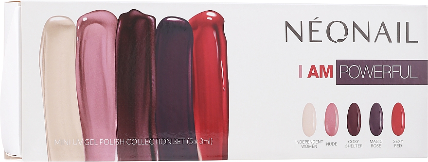 Набор - NeoNail Professional I Am Powerful (nail/polish/5x3ml) — фото N1