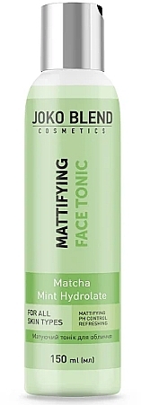 УЦЕНКА Матирующий тоник для лица - Joko Blend Mattifying Face Tonic * — фото N1