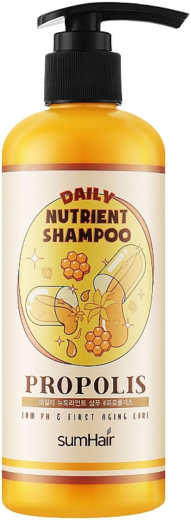 Шампунь для волос - SumHair Daily Nutrient Shampoo Propolis — фото N1