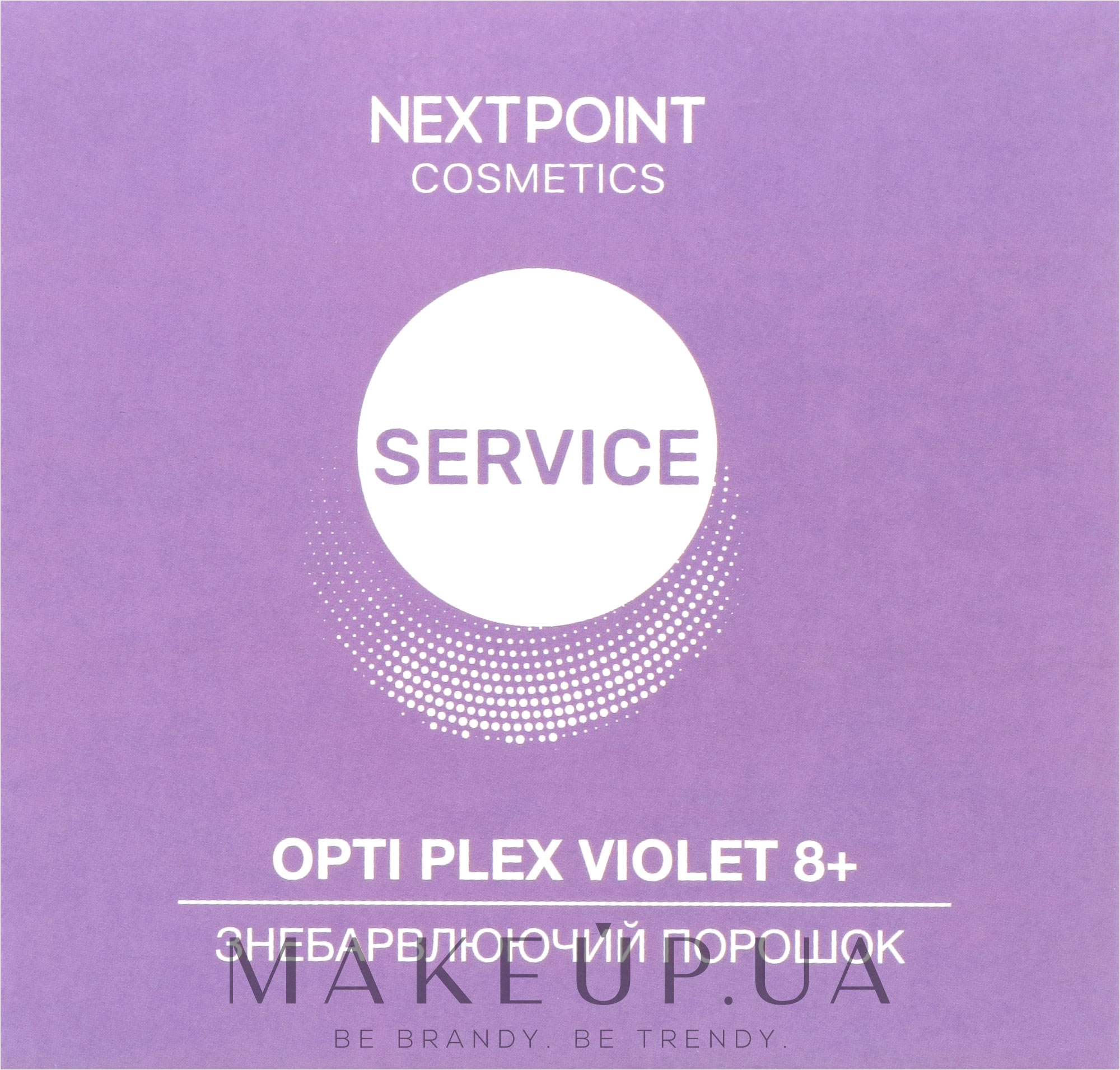 Обесцвечивающий порошок для осветления волос - Nextpoint Cosmetics Bleaching Opti Plex Violet 8+ — фото 500g