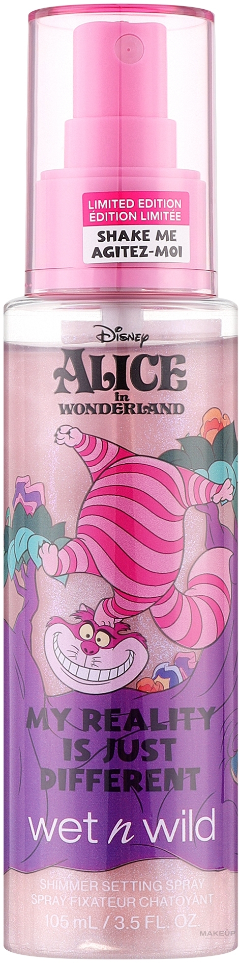 Спрей для фиксации макияжа - Wet N Wild Alice in Wonderland My Reality is Just Different Shimmer Setting Spray — фото 105ml