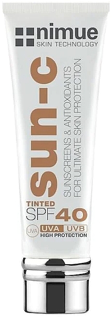 Солнцезащитный тональный крем SPF 40 - Nimue Skin Technology Sun-C Tinted  — фото N1