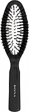 Парфумерія, косметика Щітка для волосся овальна з нейлоновою щетиною, 18 см - Disna Pharma